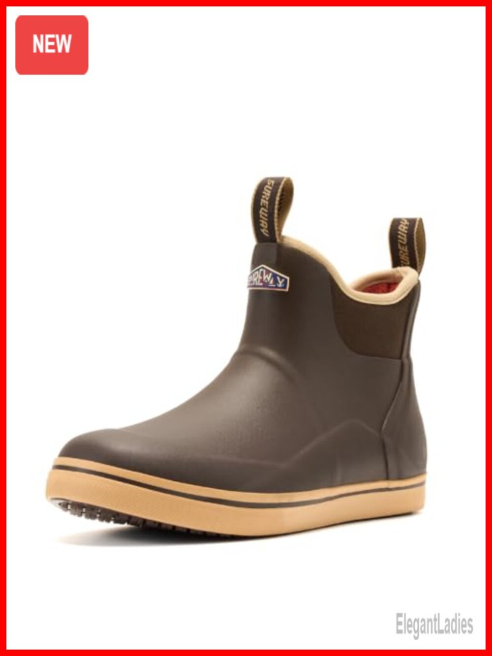 Waterproof Neoprene Deck Boots Non-Slip Ankle Fishing Boots